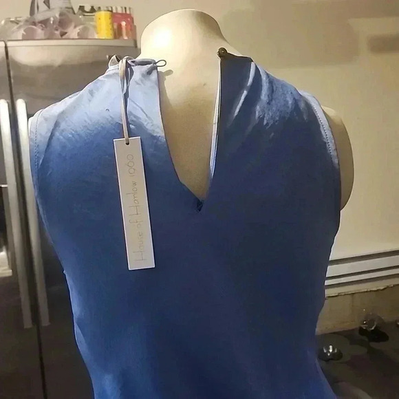 HOUSE OF HARLOW 1960 DRAWSTRING MIDI DRESS SIZE M - Picture 4 of 4